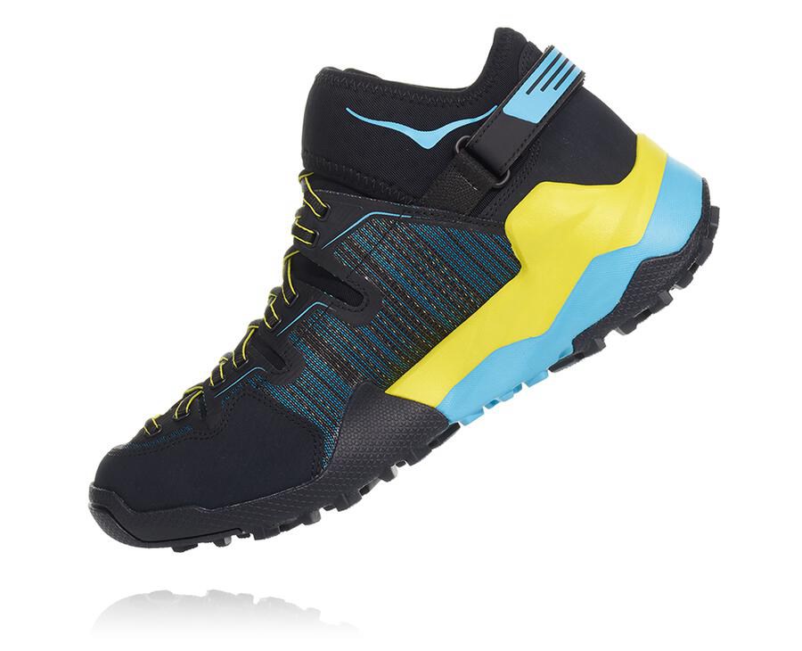 Hoka One One Trailsko Herre - Arkali - Sort/Blå - 914057VLJ